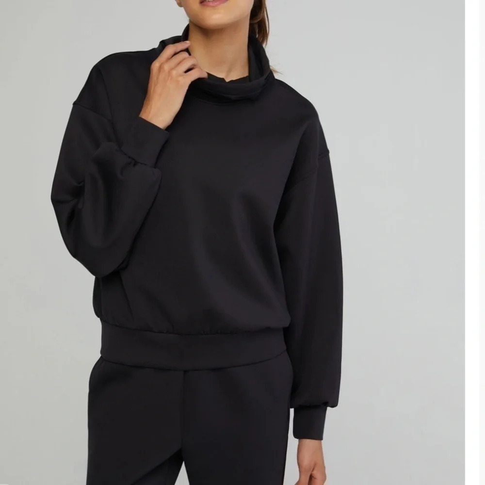 IVL collective black scuba cowl neck sweater - Picture 3 of 10